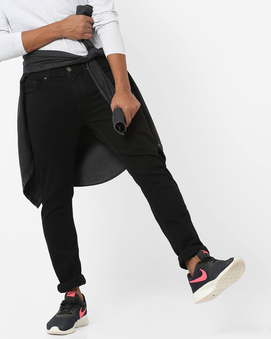 red tape black jeans