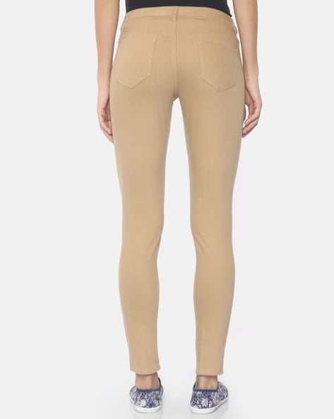 cheap khaki jeggings