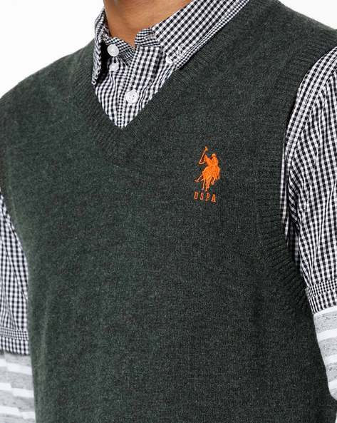 Us polo sleeveless on sale sweaters