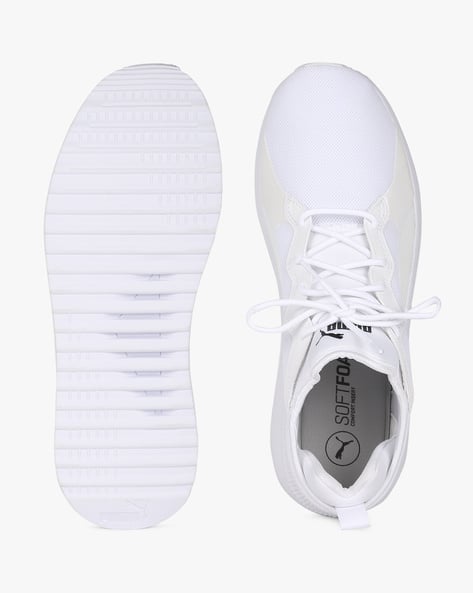 white puma flats