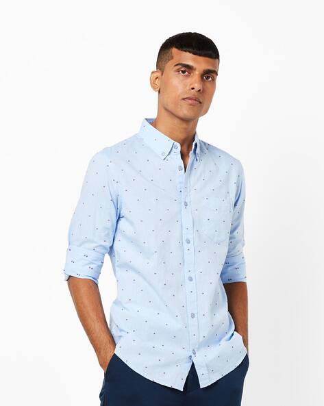 Buy Light Blue Shirts for Men by GAS 