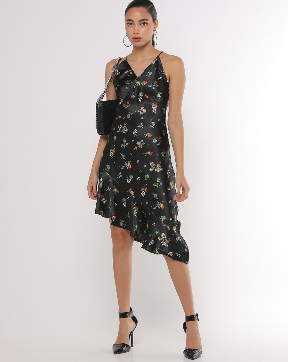 strappy shift dress