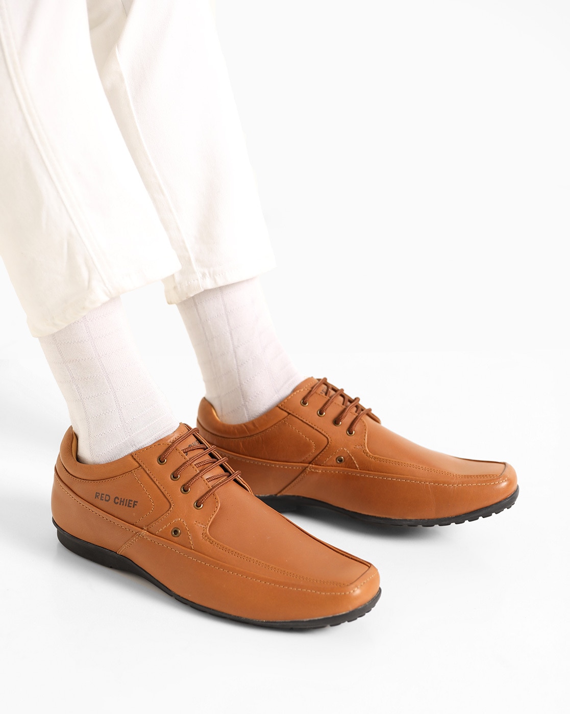 Brown Formal Shoes for Men by RED CHIEF 