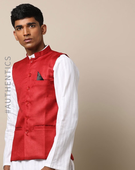 Men's Turquoise Cotton Nehru Jacket - Vastramay | Nehru jackets, Jackets,  Men's ethnic wear