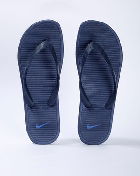 Buy Navy Blue Flip & Slippers for Men by NIKE Online | Ajio.com