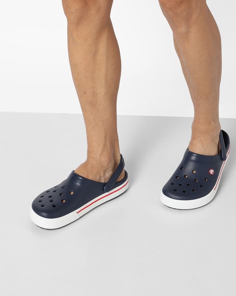 navy blue crocs mens