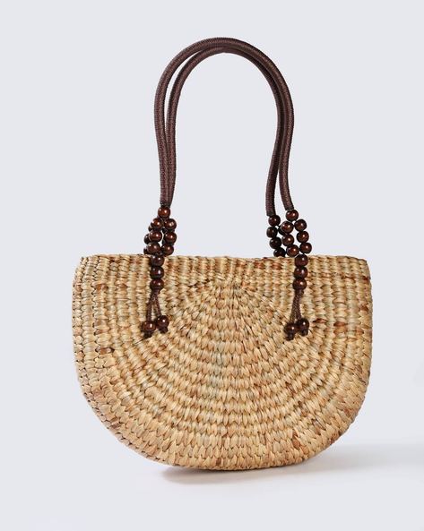 Water Hyacinth Mini Rectangle Handbag (#439),straw bag tote,straw