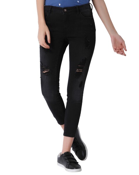 only black jeggings