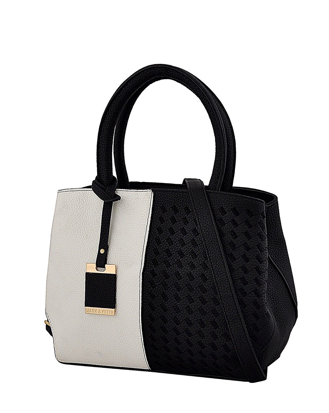 Mark & Keith Women's color block Tote Bag Ladies Purse with Detachable