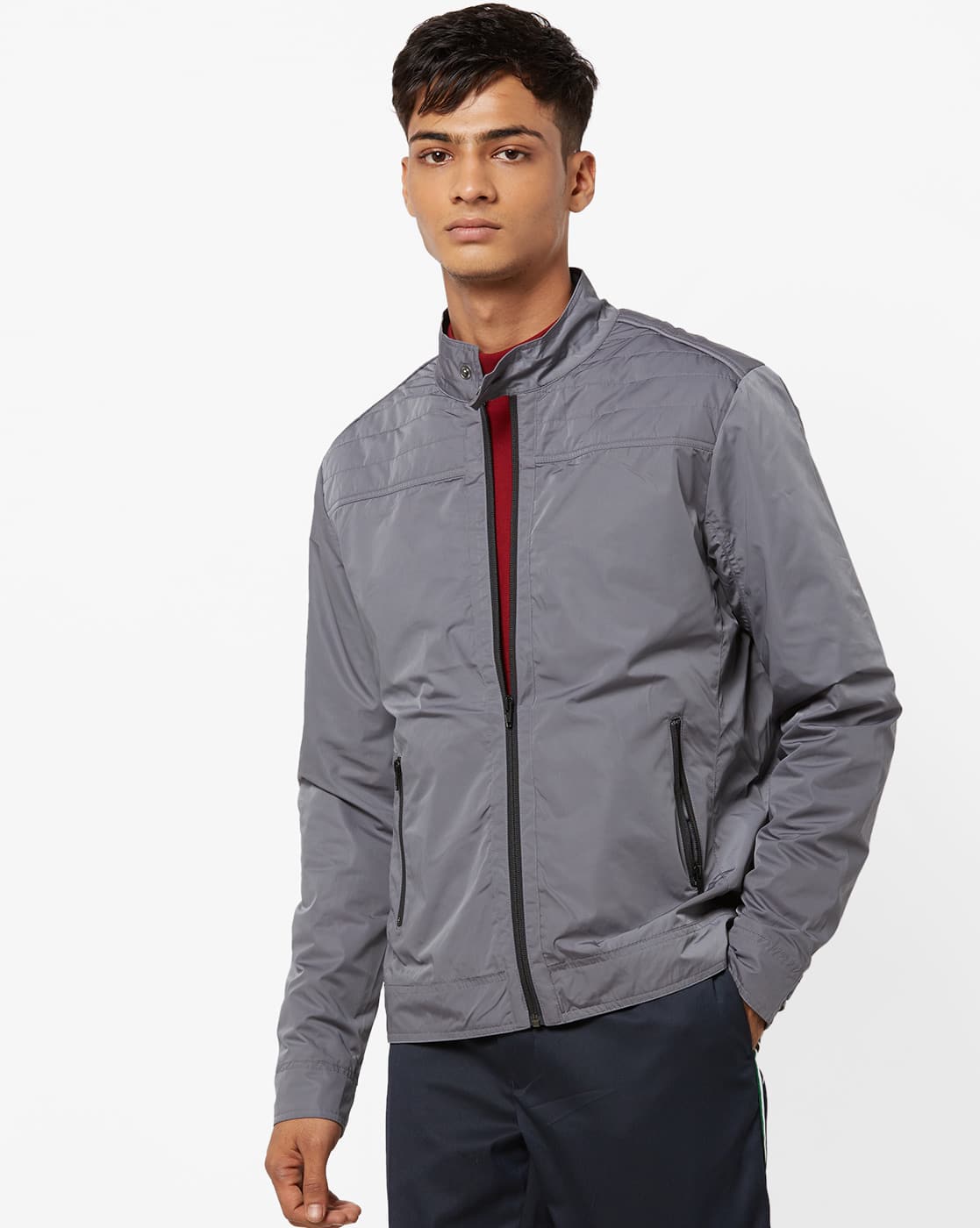 Buy Grey Jackets & Coats for Men by AJIO Online | Ajio.com