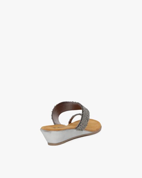 Embellished Toe-Ring Wedges (Image - 1)