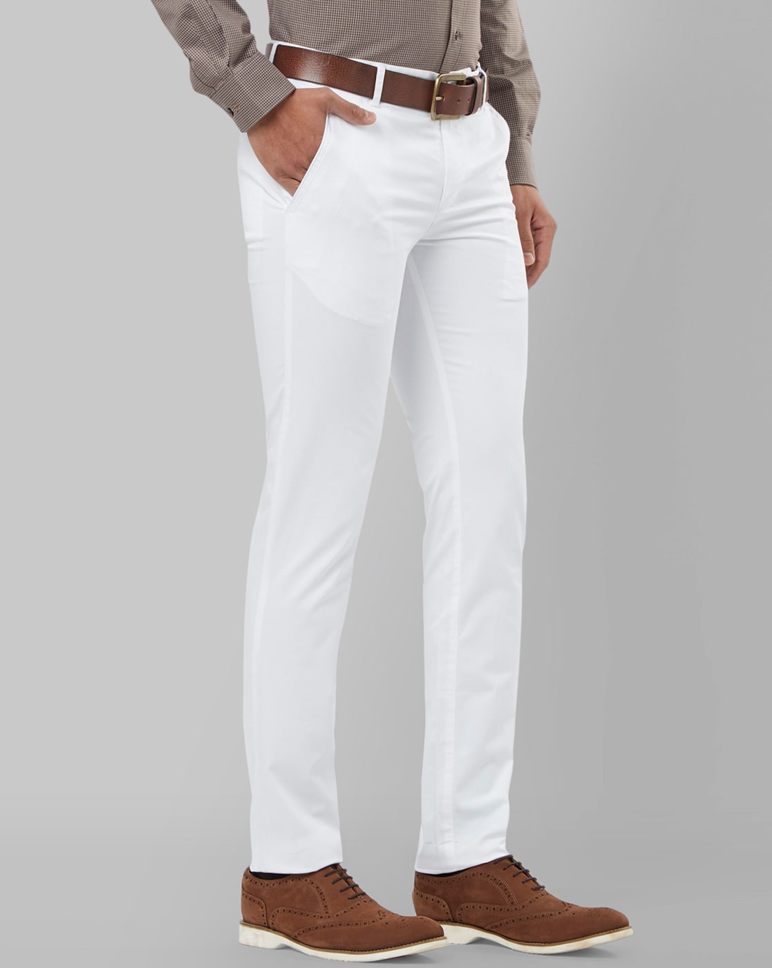 Kadls Cotton Mens White Formal Pant, Pattern : Plain, Waist Size : 28-40 at  Rs 325 / Piece in Kanpur