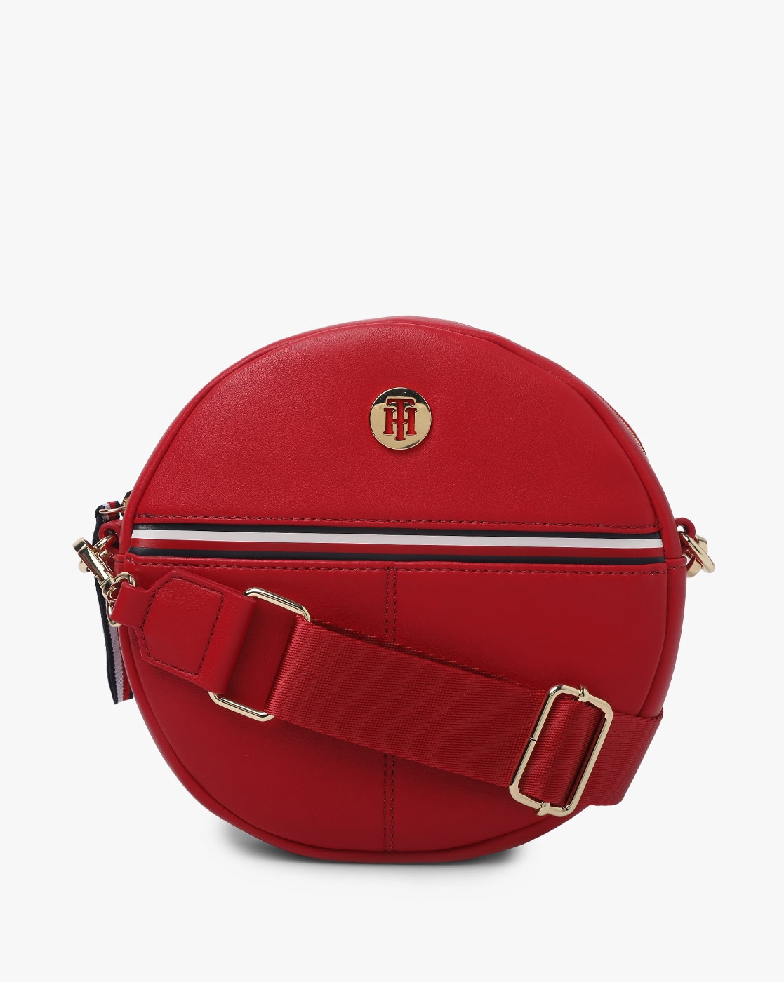 tommy hilfiger red sling bag