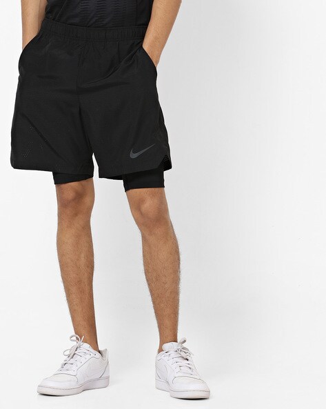 nike layered shorts