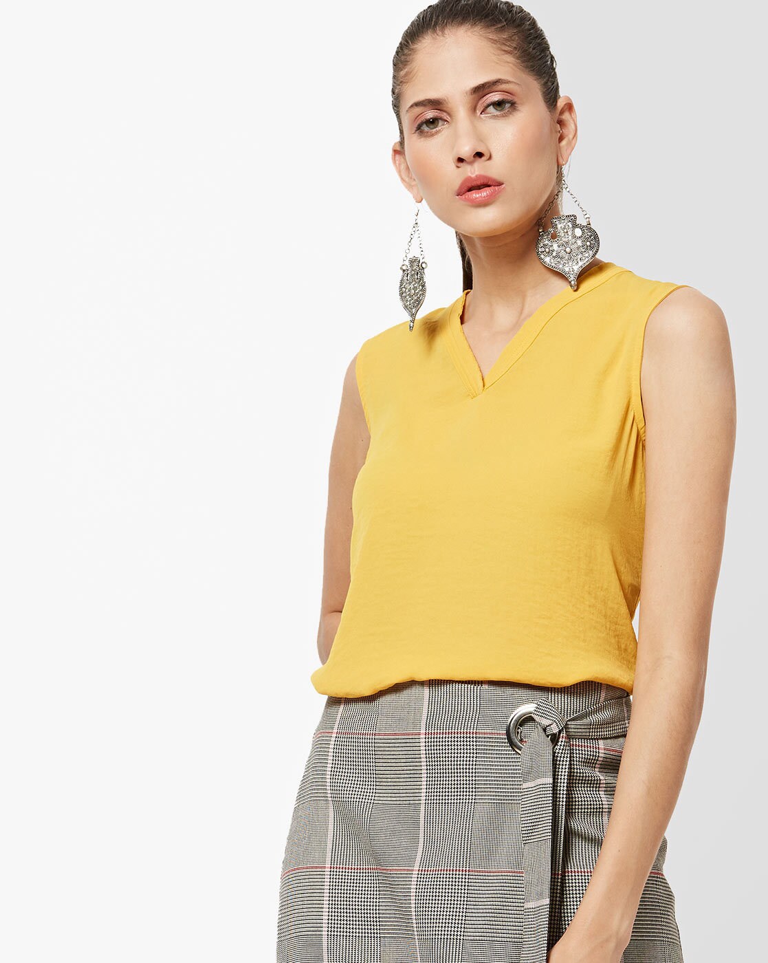 high low yellow top
