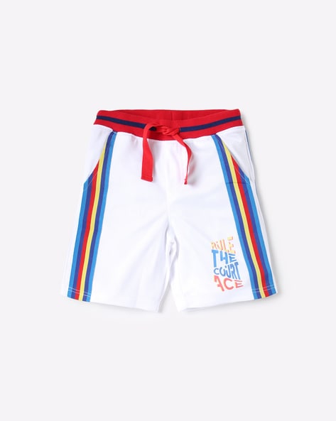 Buy White Shorts & 3/4ths for Boys by KB TEAM SPIRIT Online