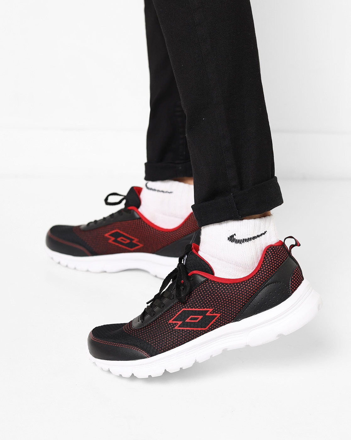 Buy Black Sports Shoes for Men by LOTTO 