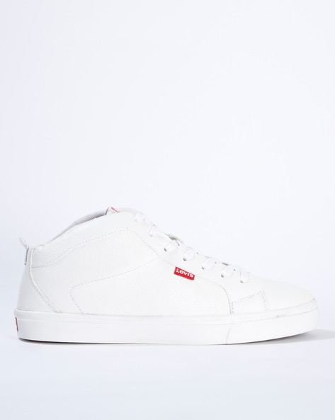 all white levis shoes