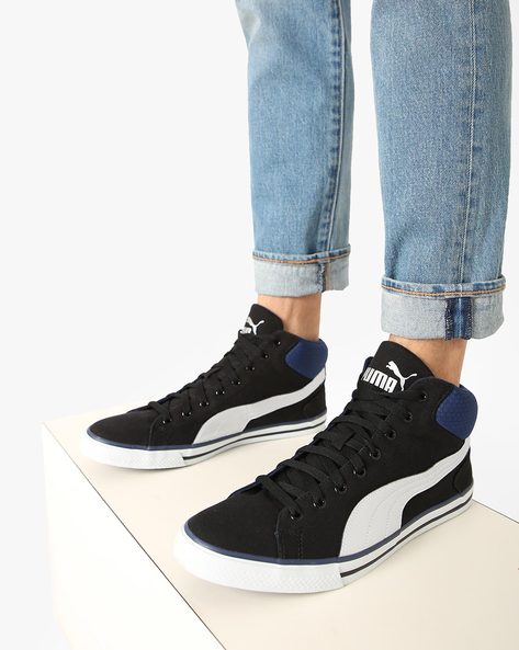 Delta NU IDP Panelled Mid-Top Casual Shoes