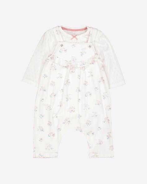 cream dungarees