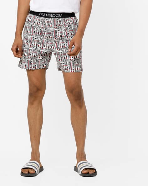 Boxer Shorts Fruit Of The Loom Men's Jersey Shorts With Side