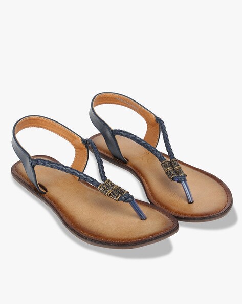 T strap flats sale online india