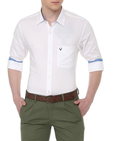 Allen solly white store shirt