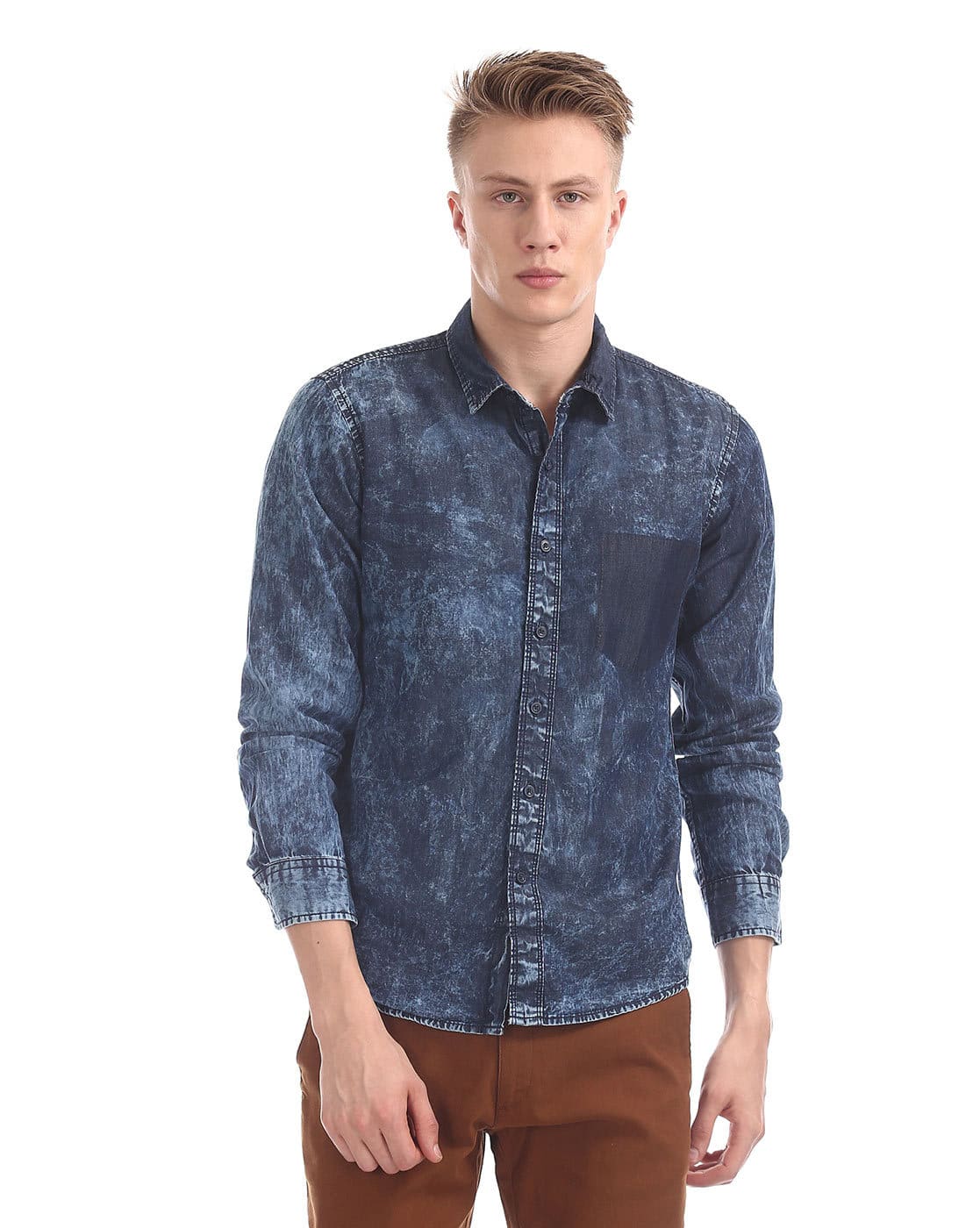 cherokee denim shirts
