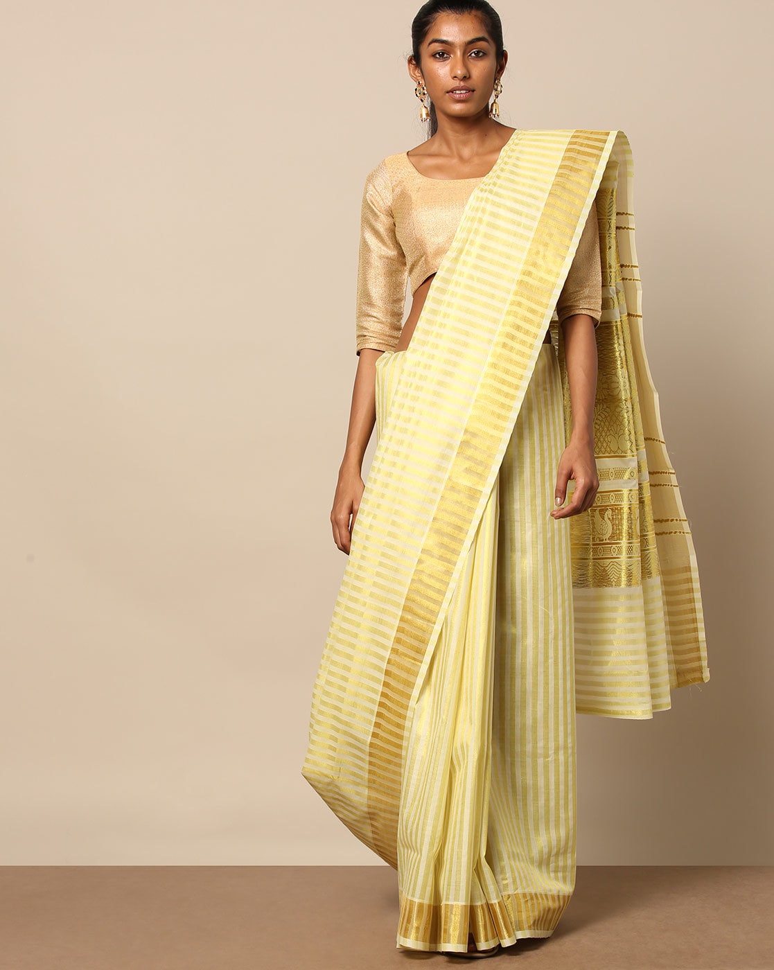 Buy Tissue Sarees Online in India | Loomfolks