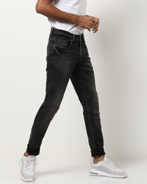 red leather trousers mens