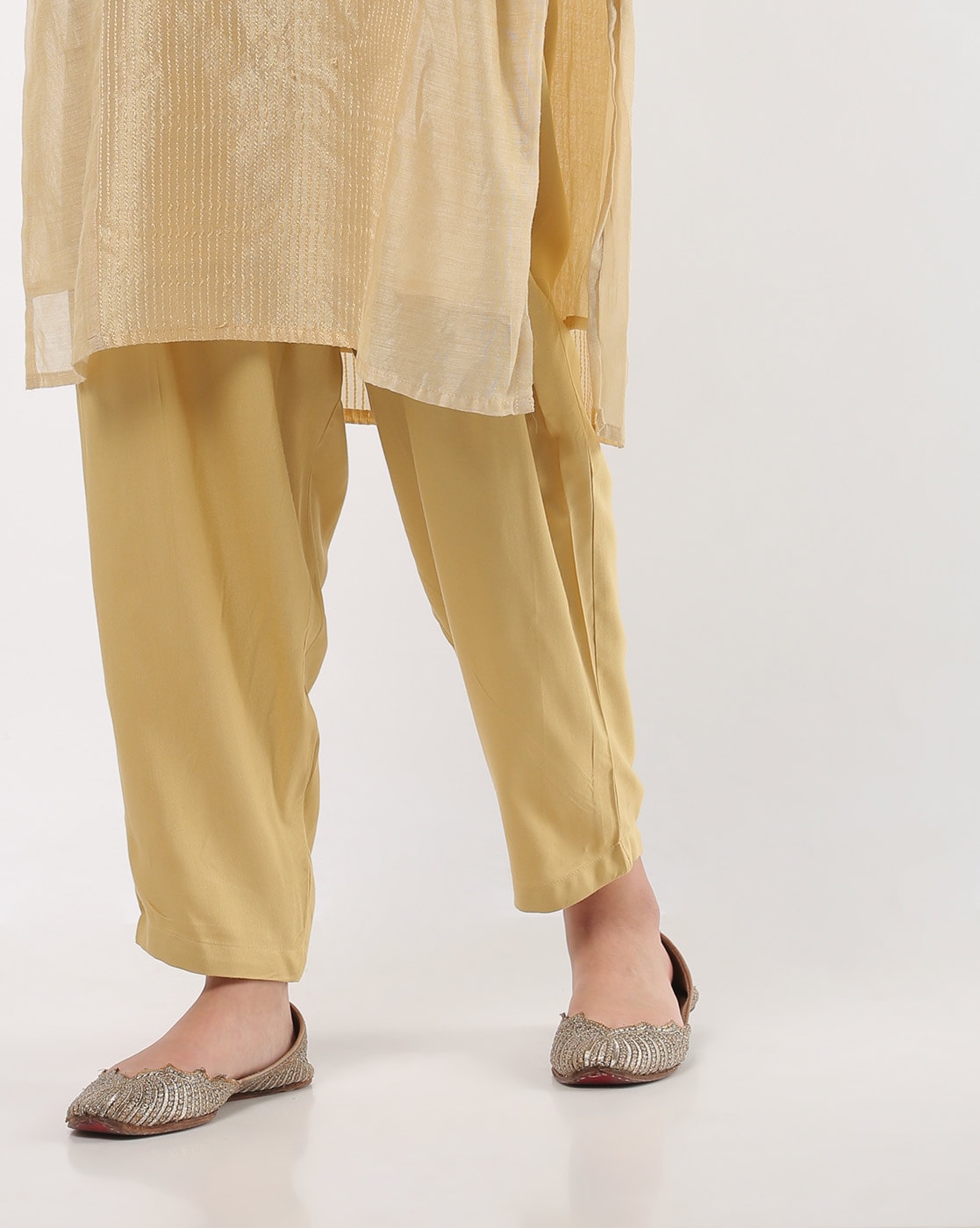 Buy Beige Pants for Women by DeMoza Online