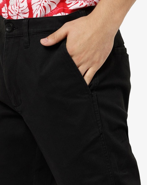 Mid-Rise Slim Fit Chinos