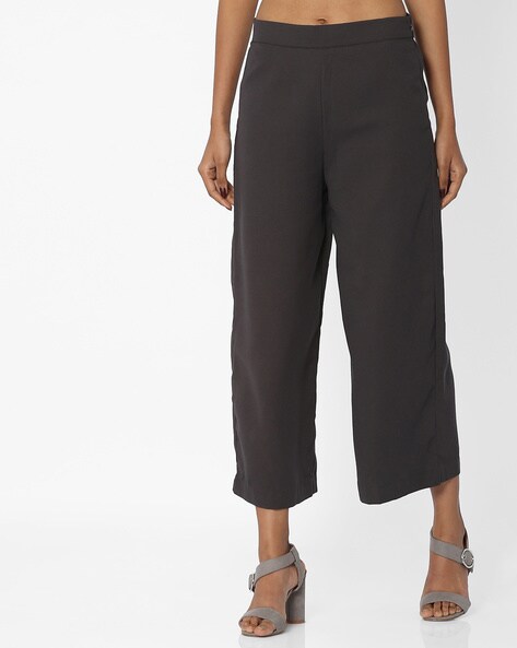 Mid-Rise Flat-Front Culottes Price in India