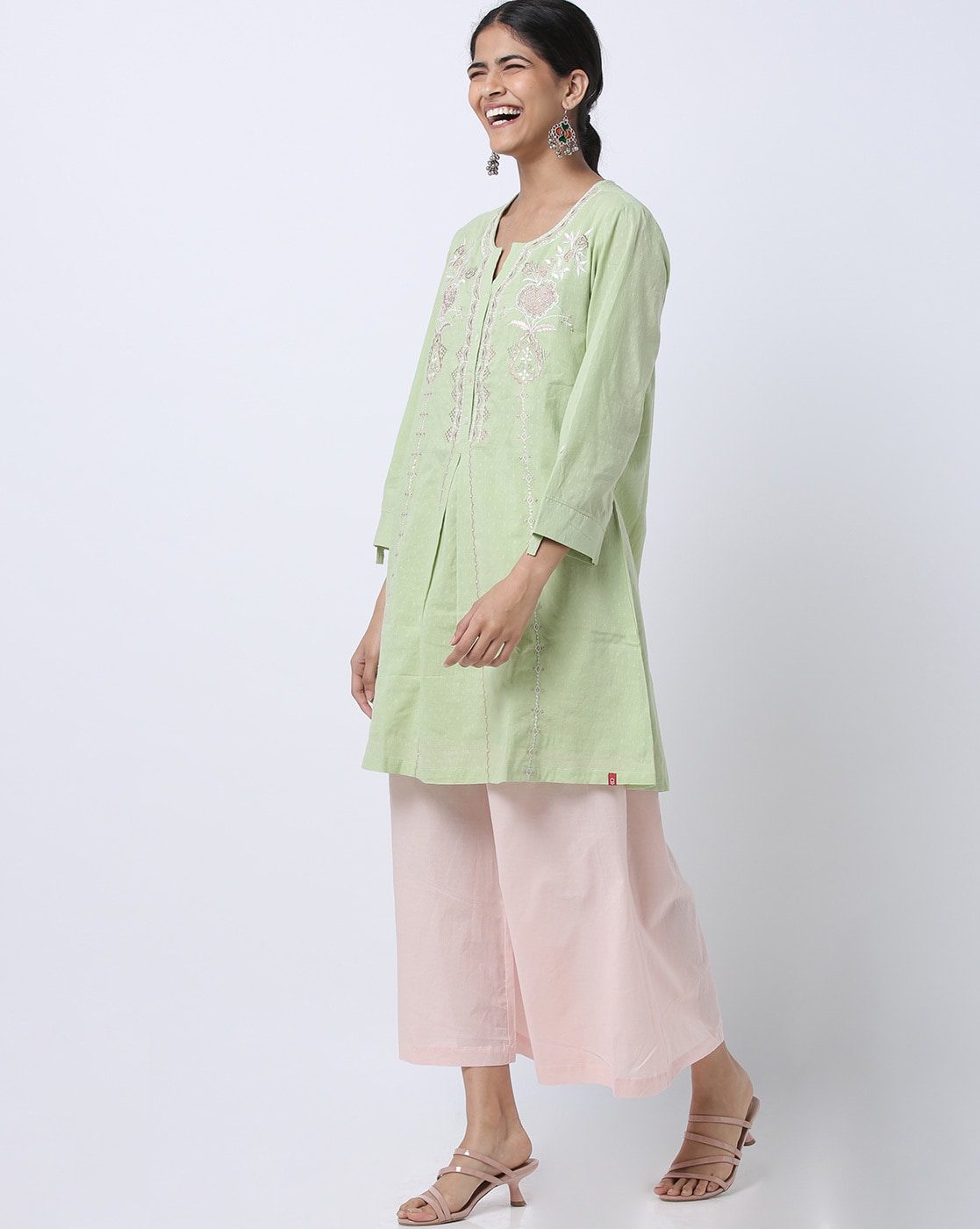 biba asymmetric kurta set