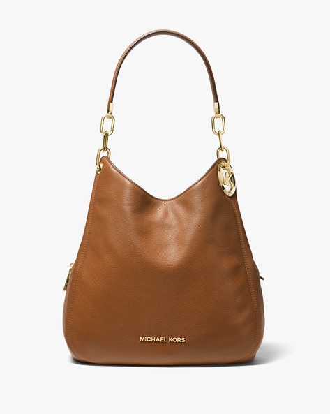 Michael Kors Susan Pebbled Leather Satchel