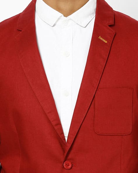 dark red blazers