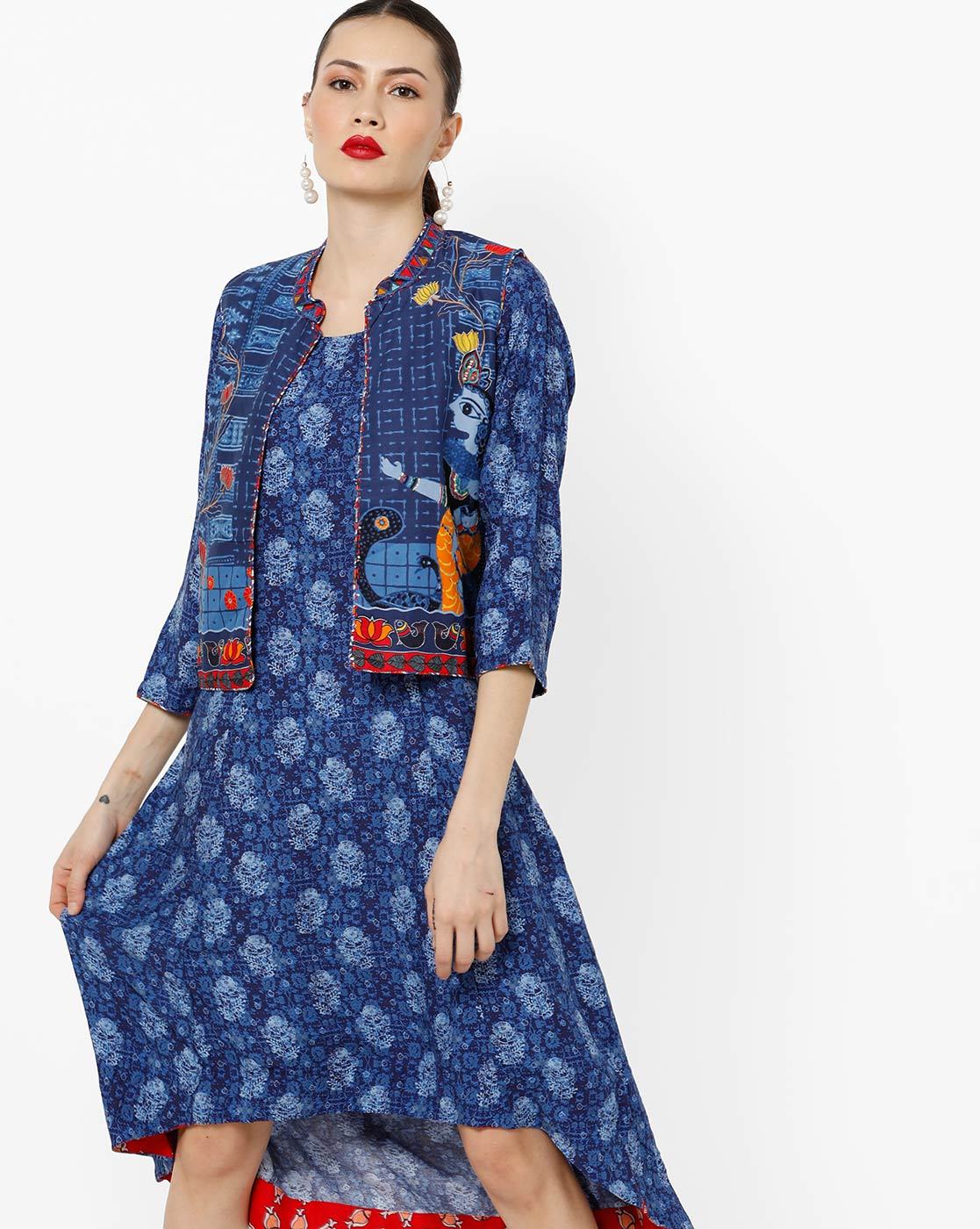 Buy Blue Kurtas for Women by Biba Online Ajio