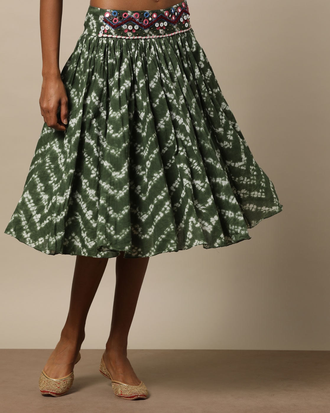 mirror work skirts online