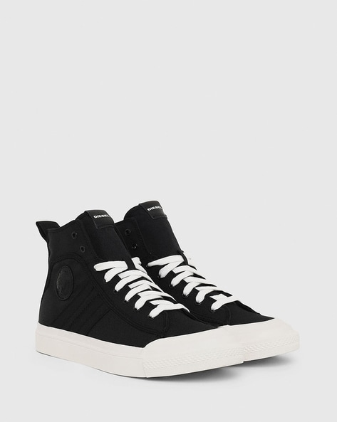 diesel black sneakers