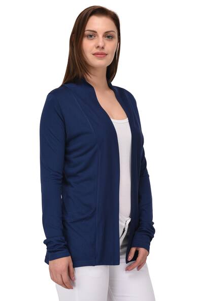 Buy Navy Shrugs \u0026 Jackets for Women by 