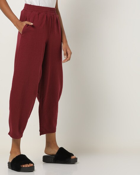 cropped lounge trousers