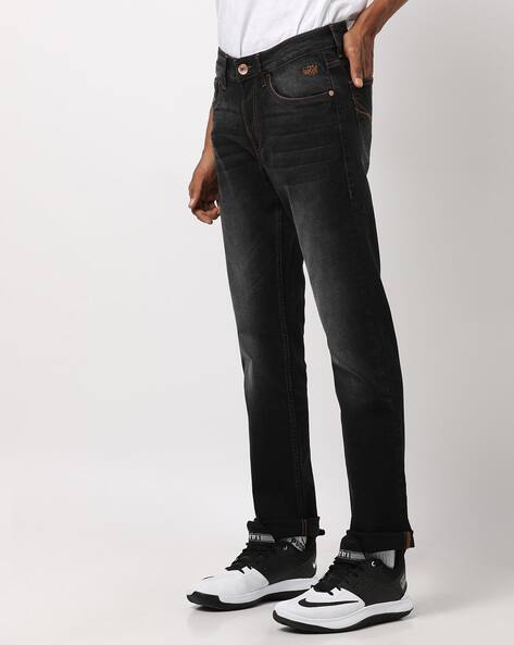 flying machine black jeans