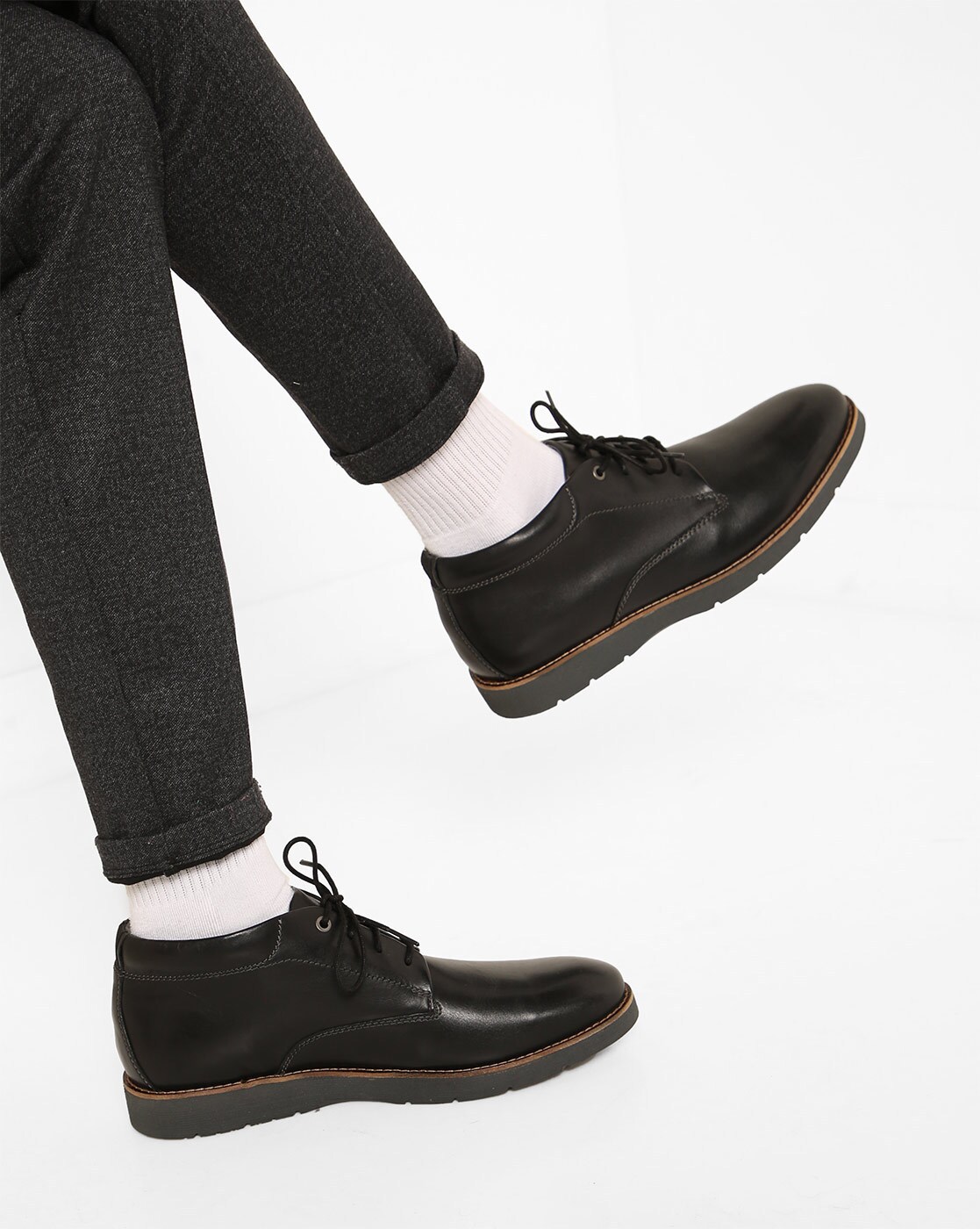 Clarks black cheap casual shoes