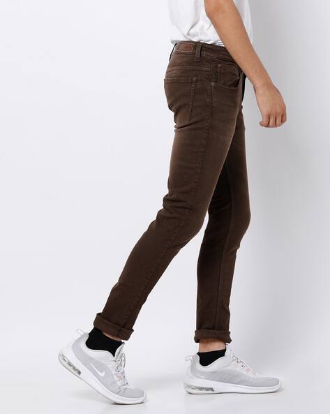 Buy Brown Jeans for Men by SPYKAR 