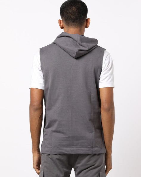 Fila deals sleeveless hoodie