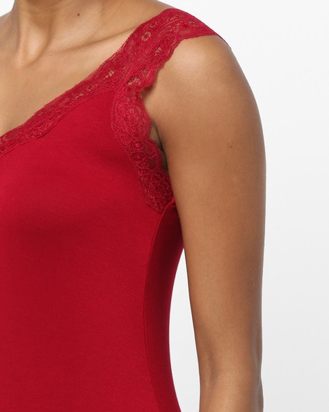 Buy Red Camisoles & Slips for Women by DNMX Online