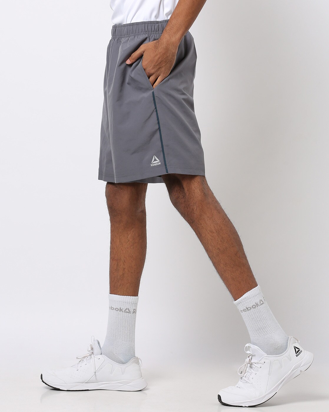 reebok grey shorts