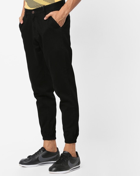 Buy Black Trousers & Pants for Men by BLEND Online | Ajio.com