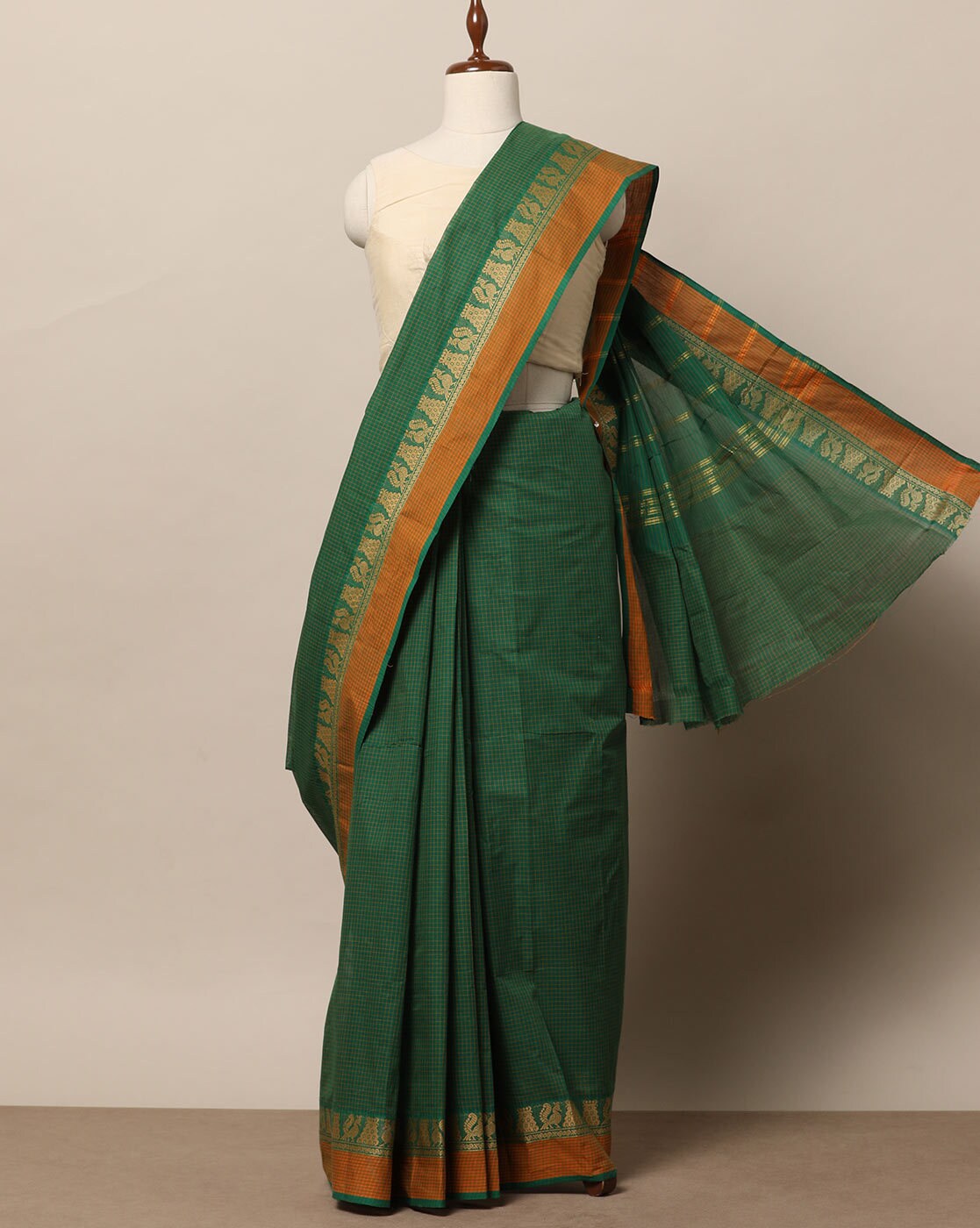 Buy Pigeon Blue Sarees for Women by Indie Picks Online | Ajio.com