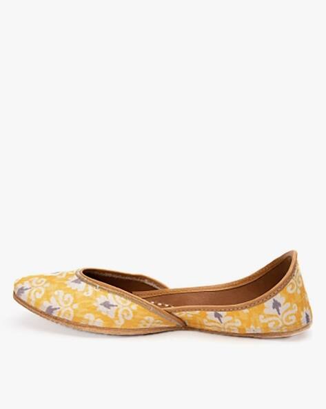 Buy Yellow Flat Shoes for Women by Jivaana Online Ajio